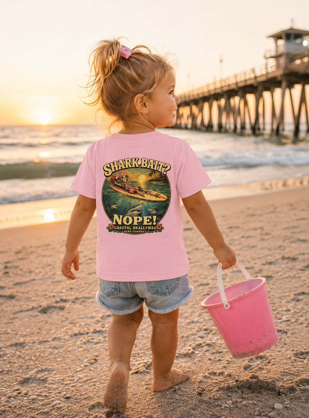 Shark Bait Toddler Girl