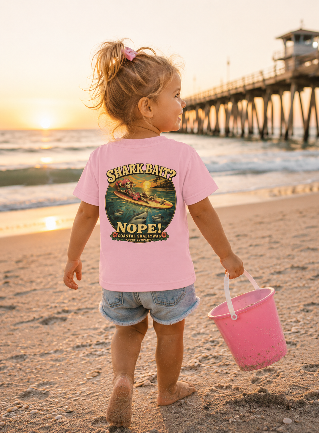 Shark Bait Toddler Girl