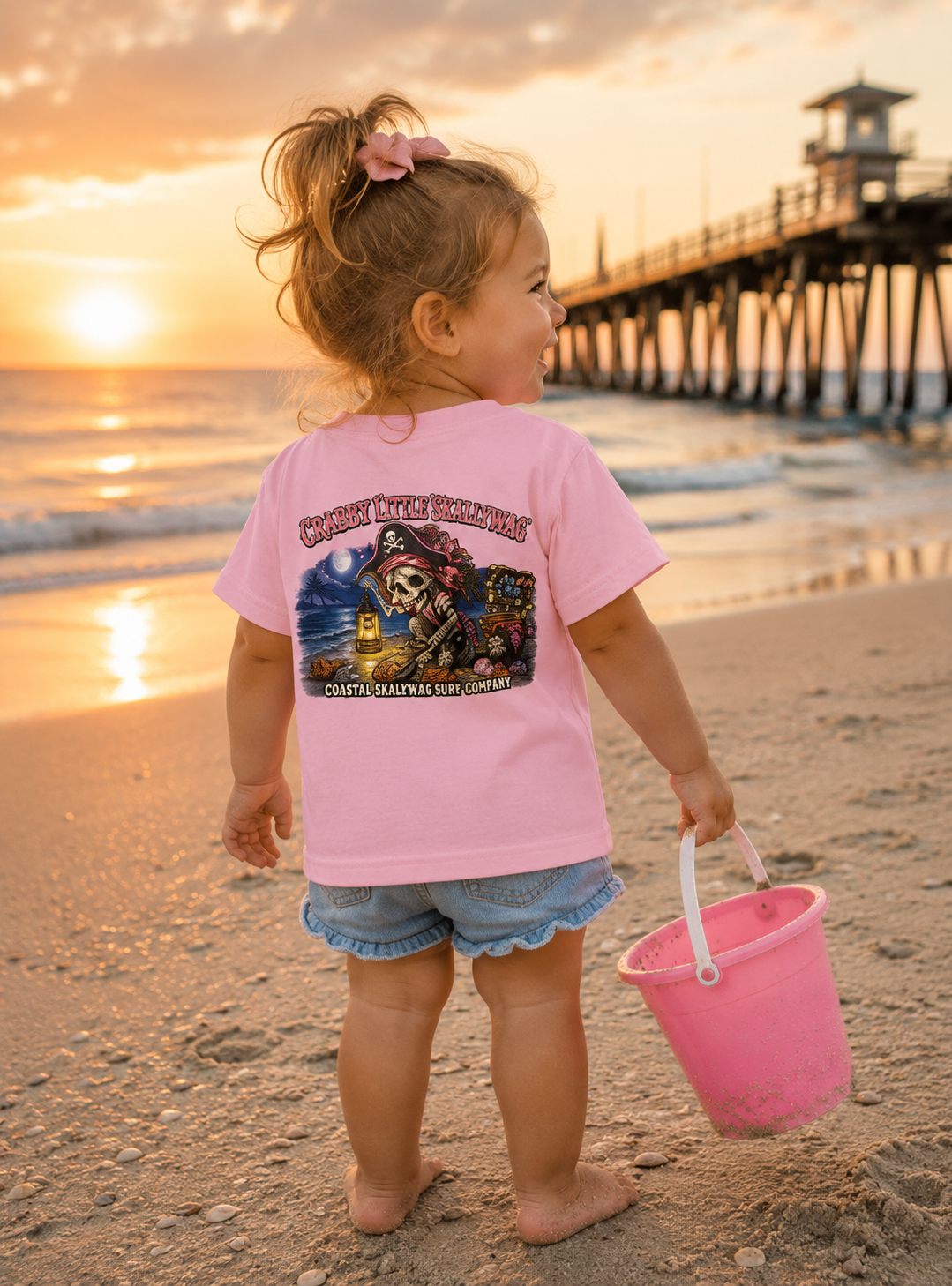 Crabby Little Skallywag Toddler Girl