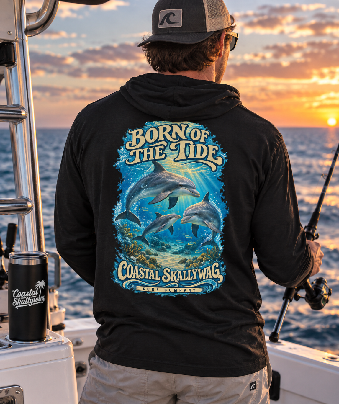 Born of the Tide™️Long Sleeve Hoode T-shirt