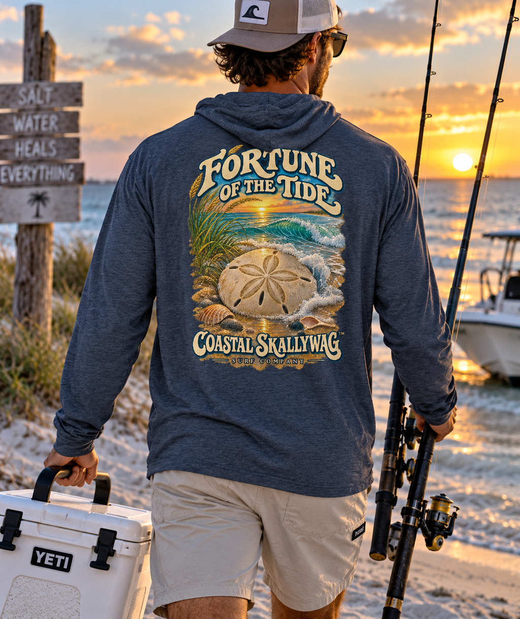 Fortune of the Tide™️Long Sleeve Hooded T-shirt