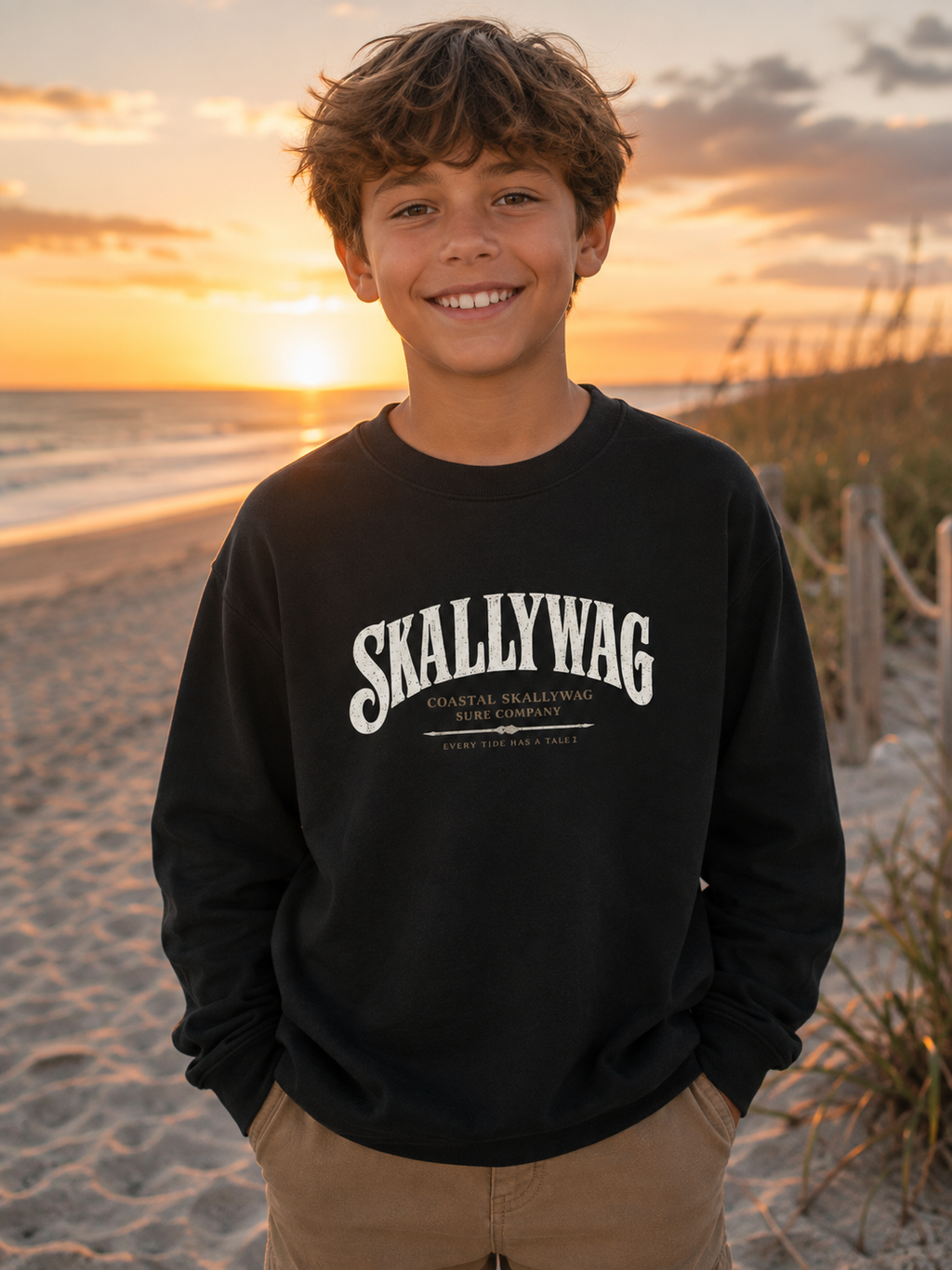 Skallywag™️Youth Crewneck