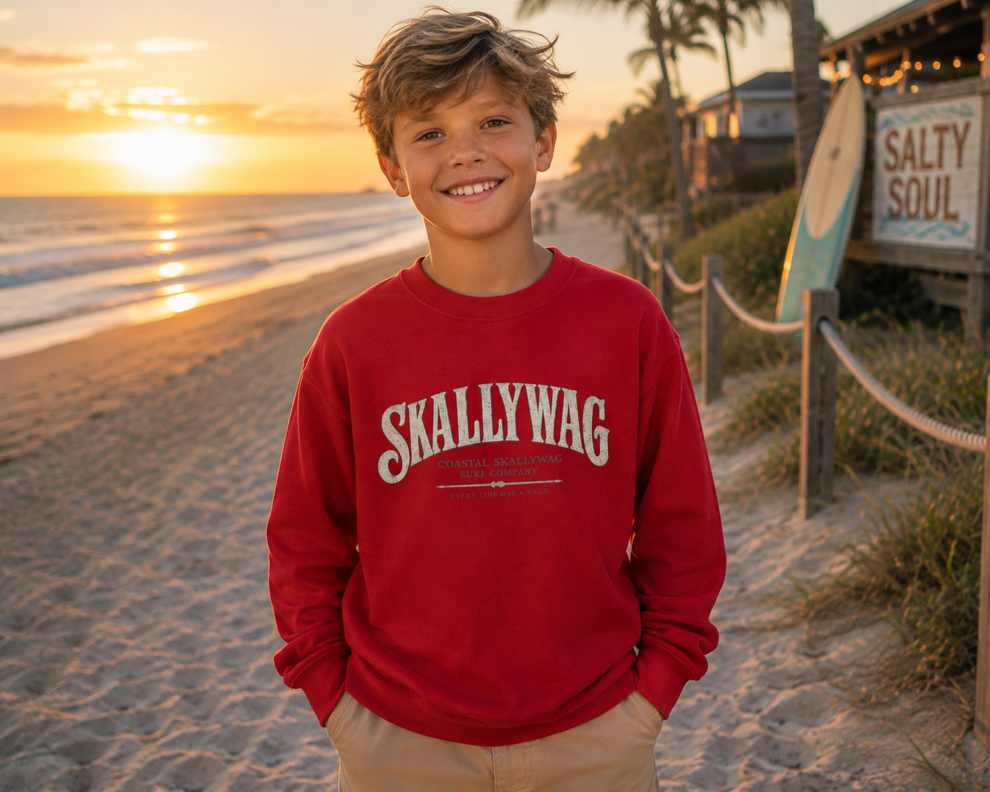 Skallywag™️Youth Crewneck