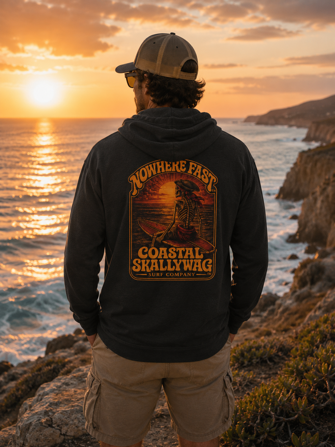 Nowhere Fast™ Long Sleeve Hooded T-Shirt
