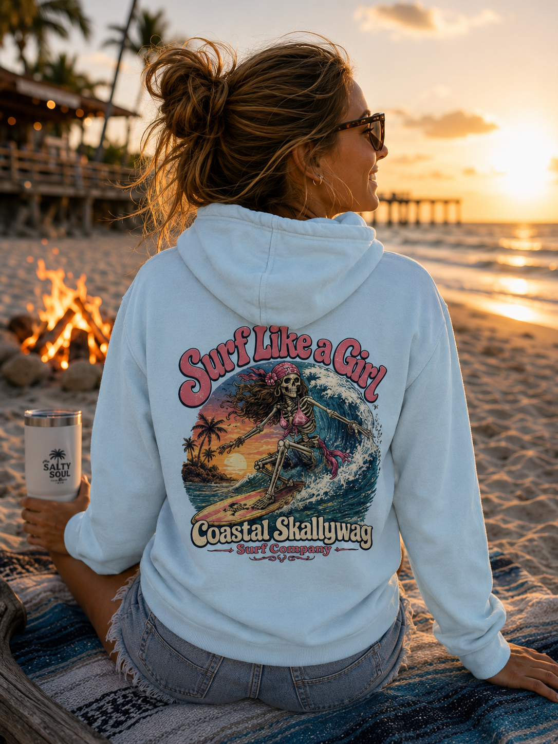 Surf Like a Girl™️Hoodie