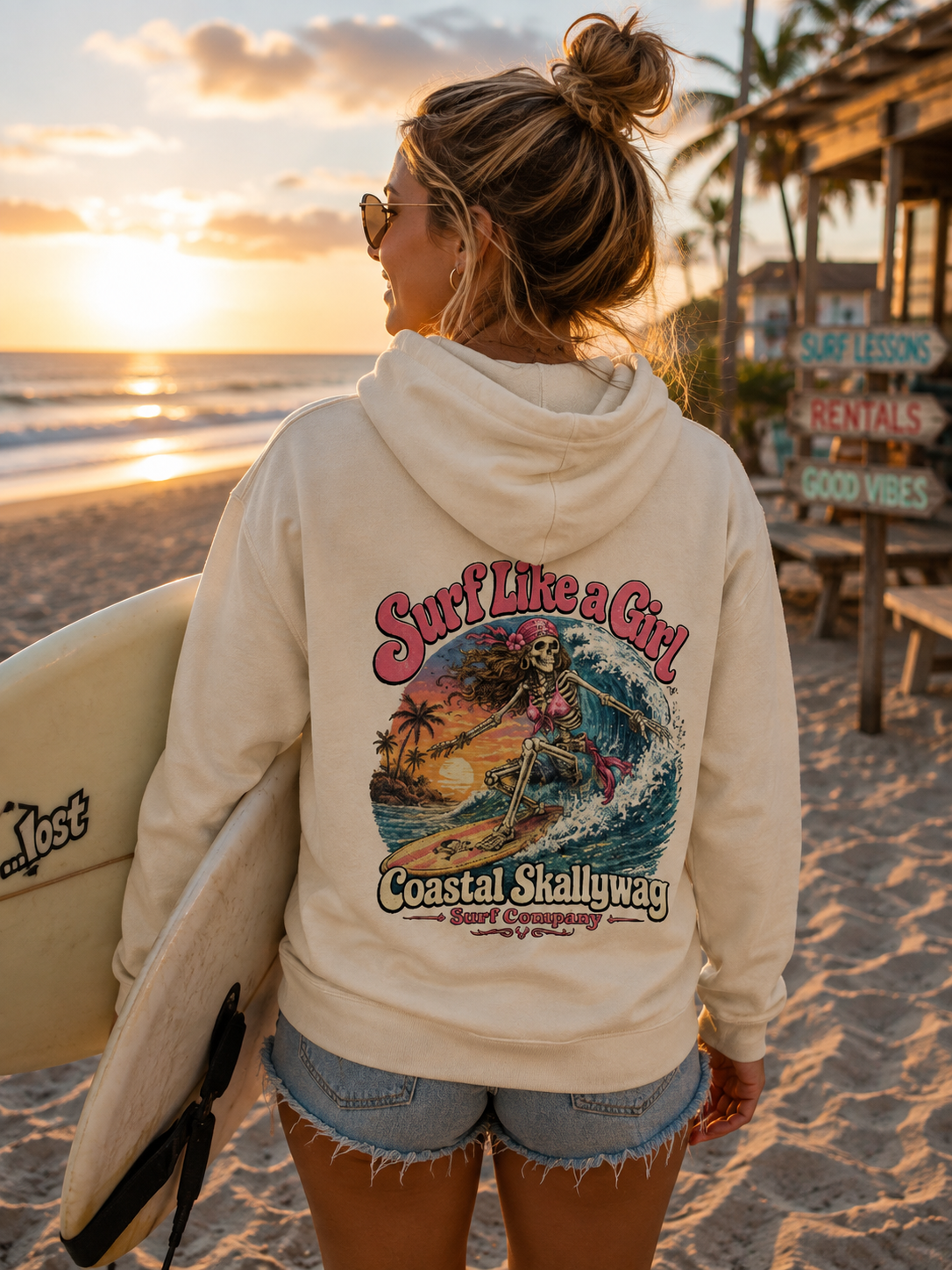 Surf Like a Girl™️Hoodie