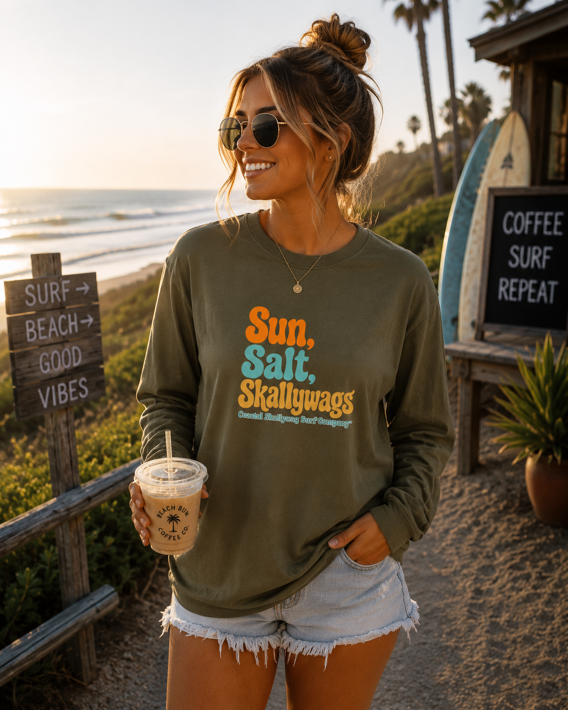 Salt, Sun, Skallywag™ Long Sleeve