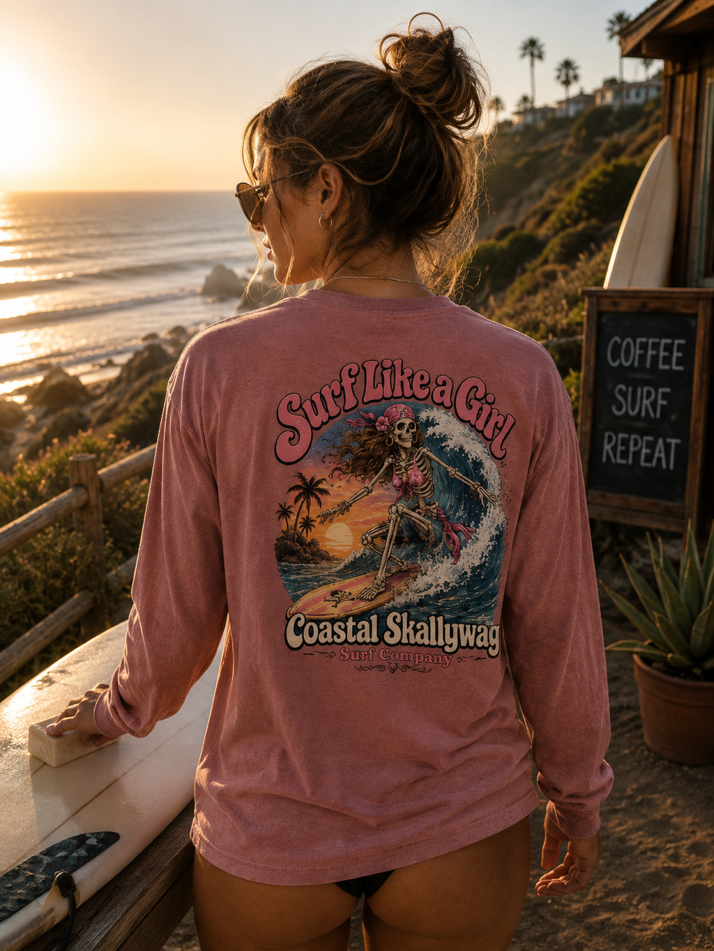 Surf Like a Girl™️Long Sleeve