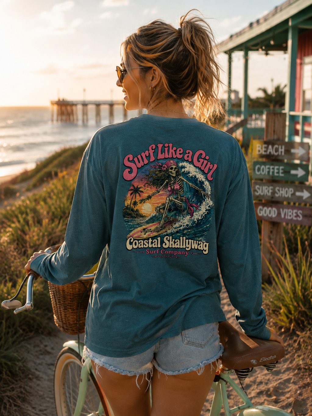 Surf Like a Girl™️Long Sleeve