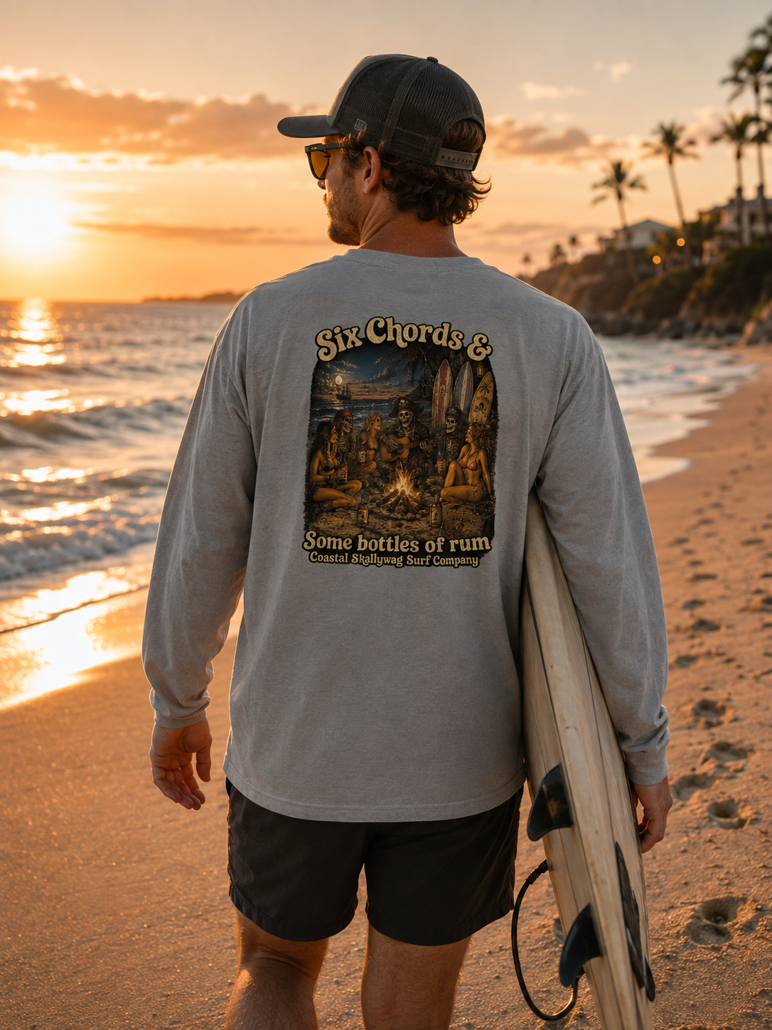 Six Chords & Some Bottles of Rum™ Long Sleeve