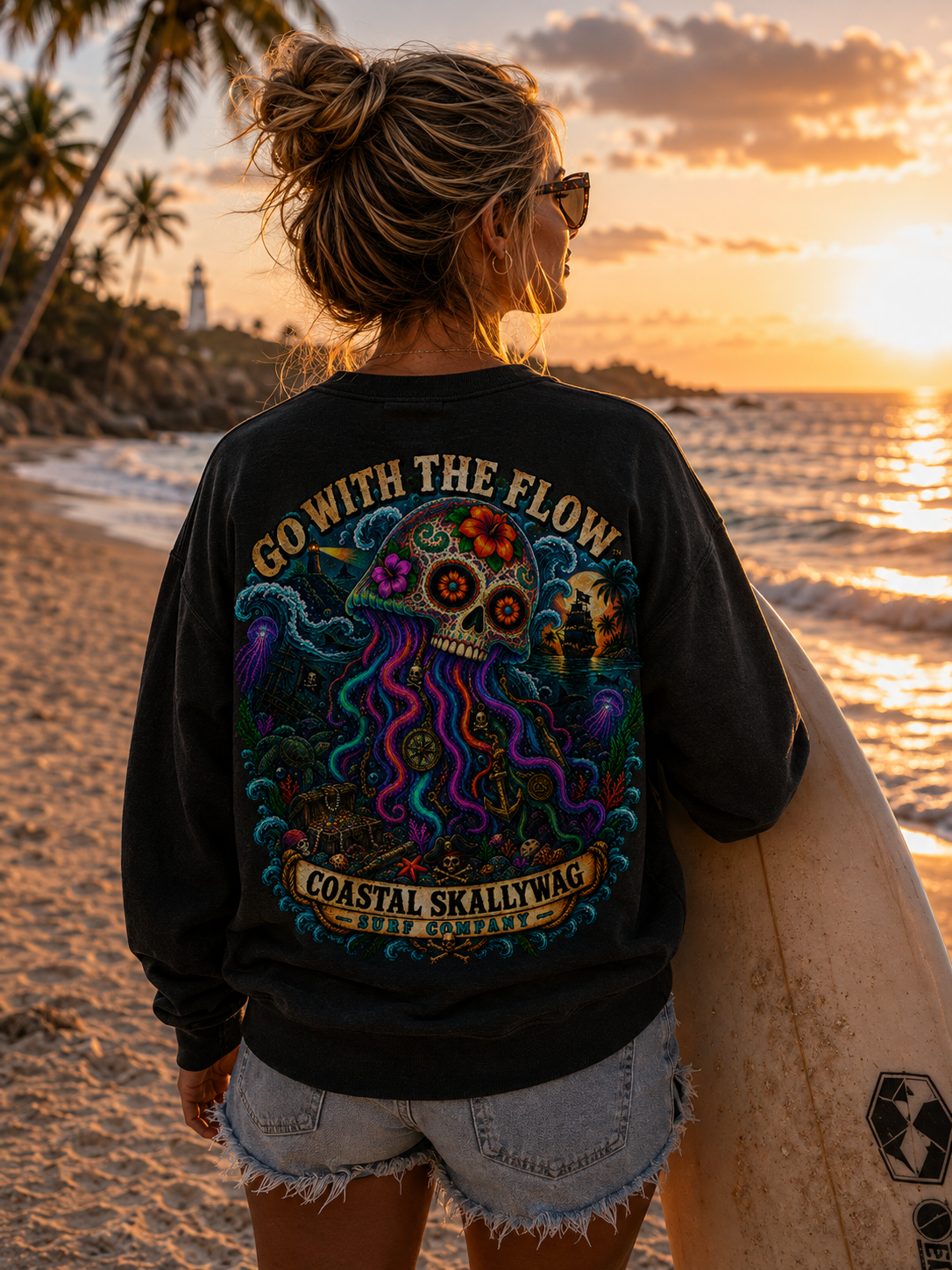 Go With The Flow™️Crewneck