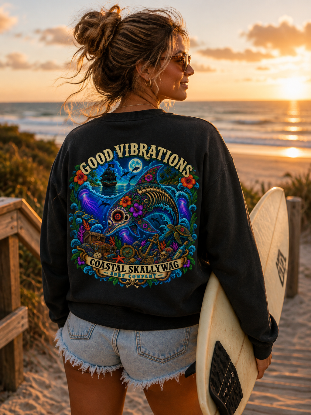 Good Vibrations™️Crewneck