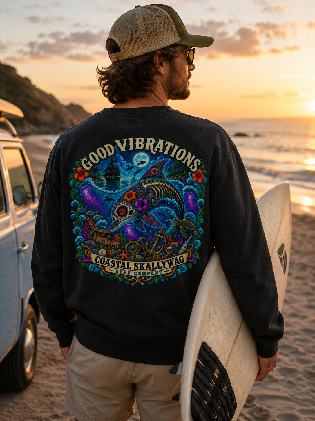 Good Vibrations™️Crewneck