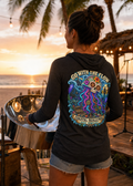 Go With The Flow™️Long Sleeve Hooded T-shirt