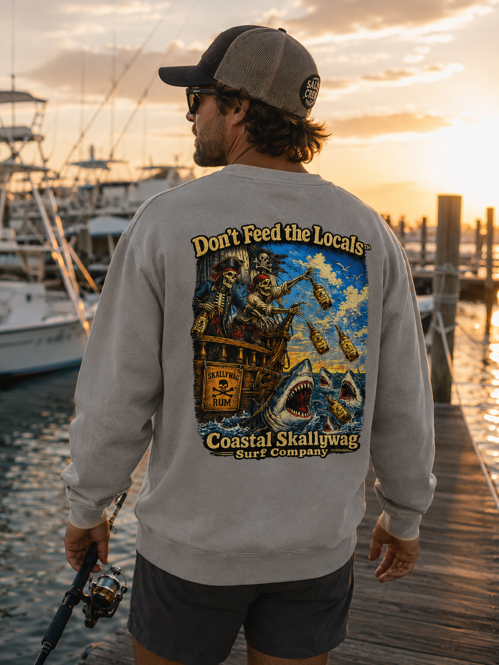 Don’t Feed the Locals Crewneck