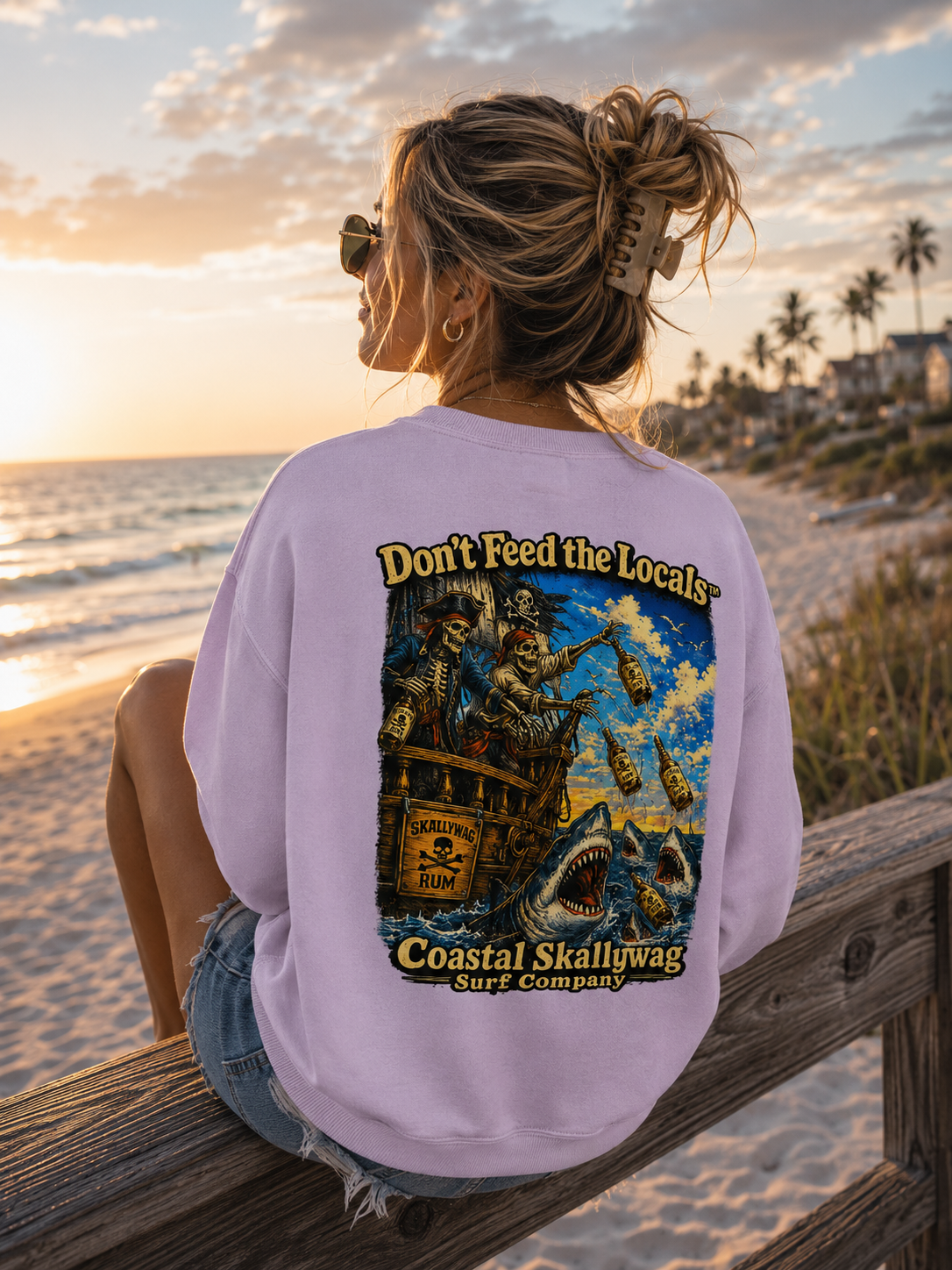 Don’t Feed the Locals Crewneck