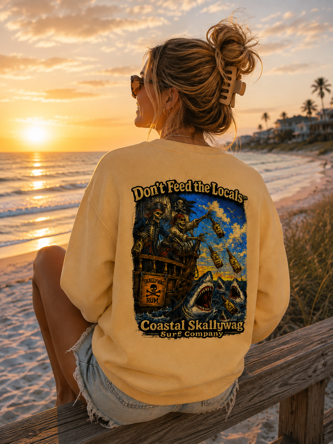 Don’t Feed the Locals Crewneck
