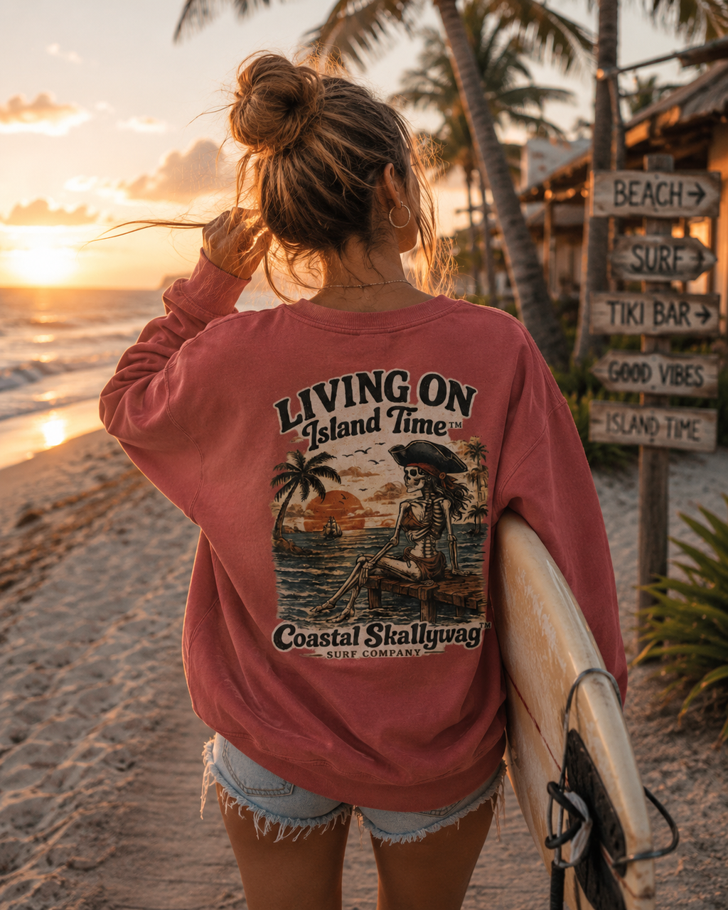 Living on Island Time™ Crewneck