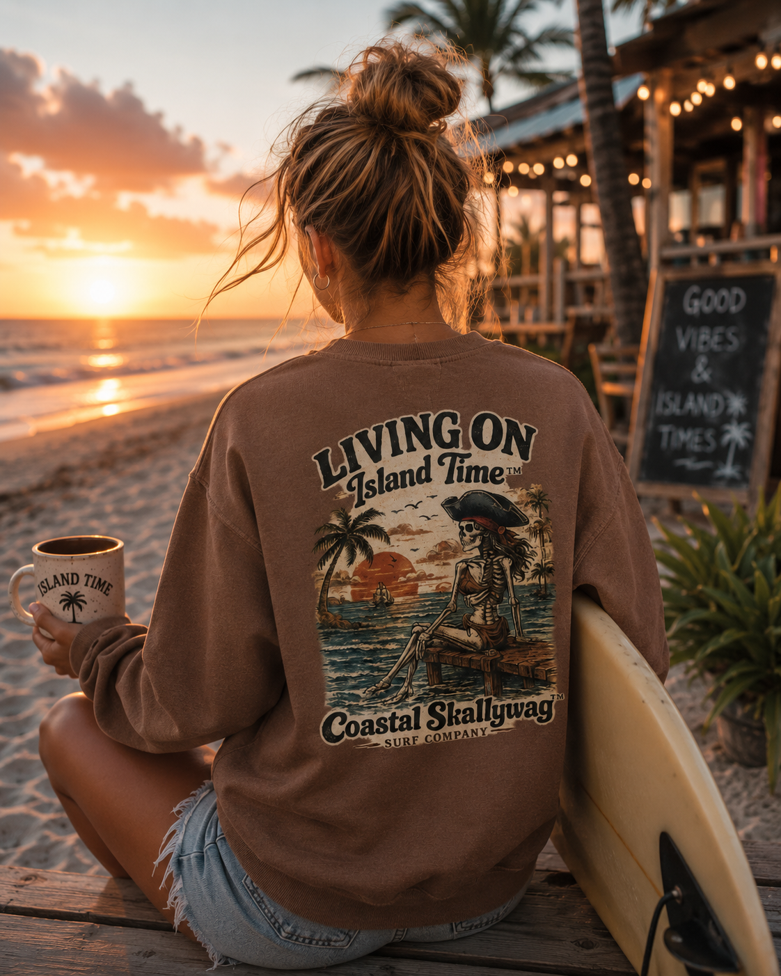 Living on Island Time™ Crewneck