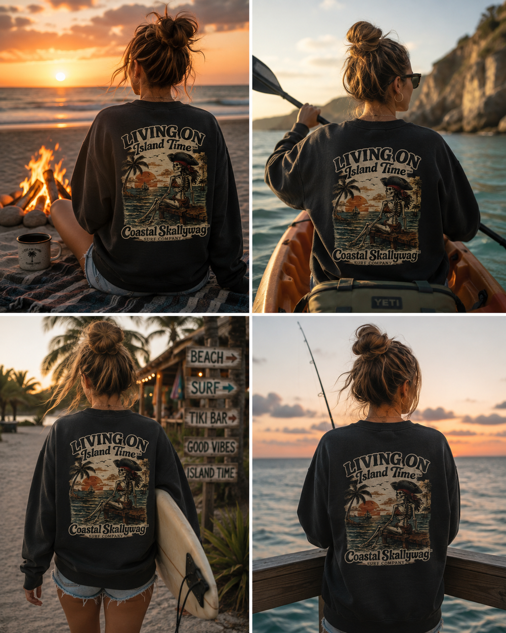 Living on Island Time™ Crewneck