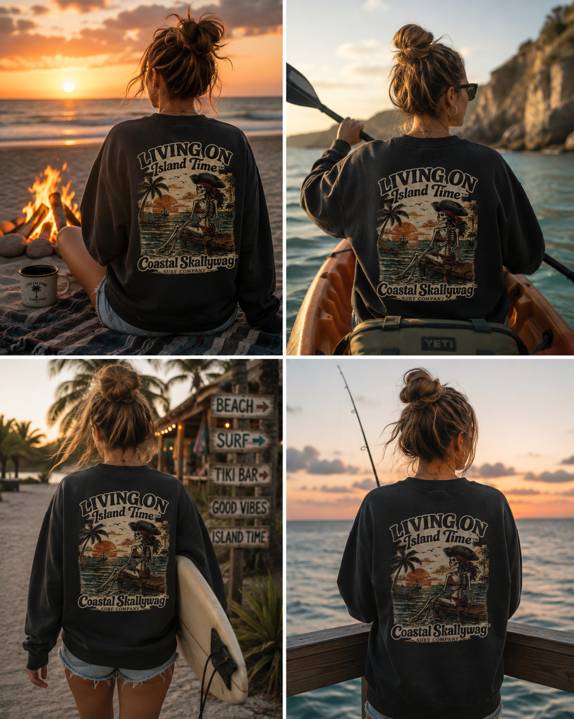Living on Island Time™ Crewneck