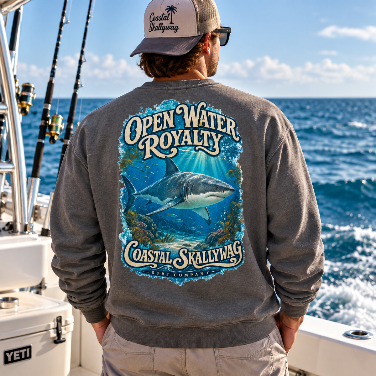 Open Water Royalty™️Crewneck