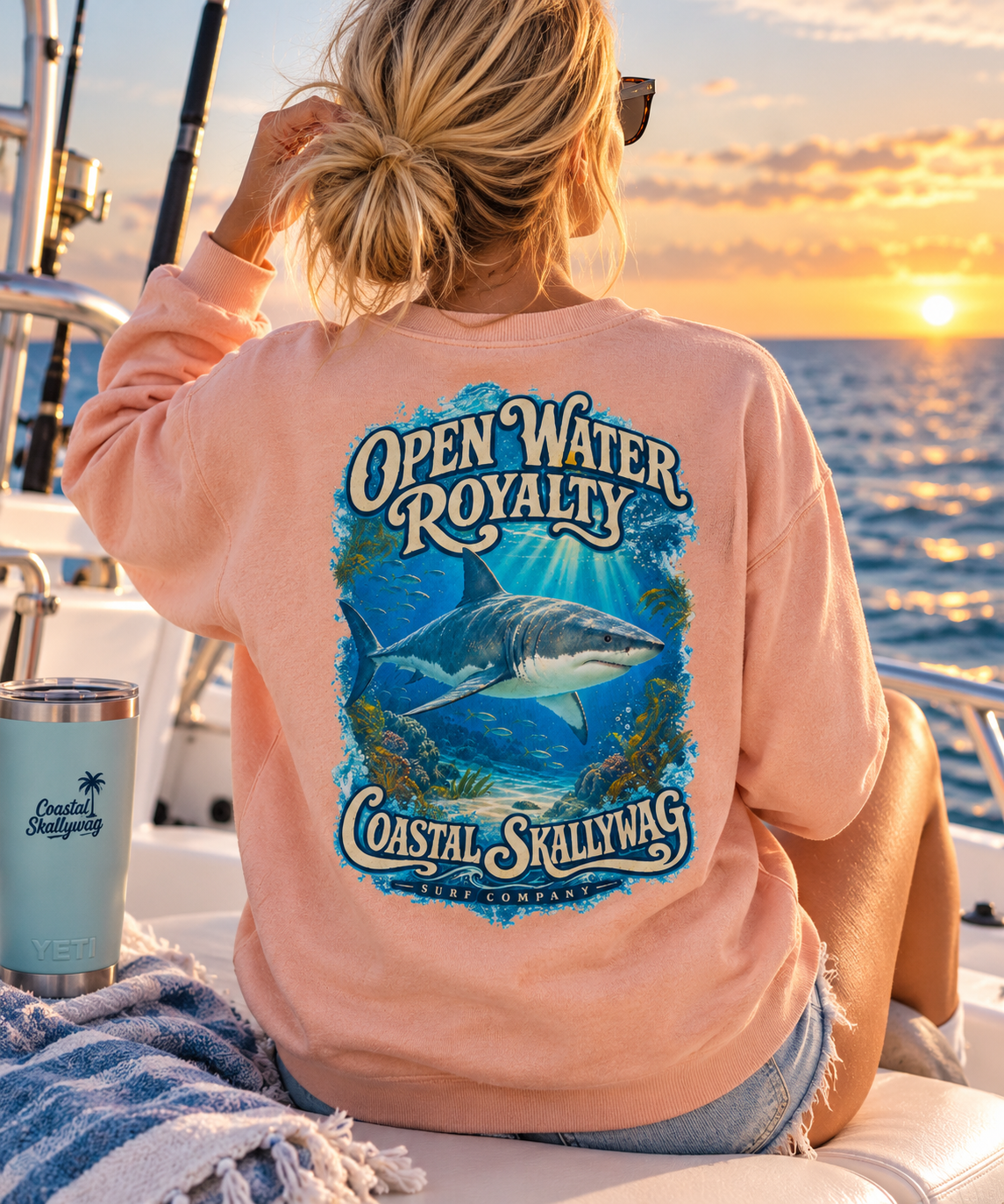 Open Water Royalty™️Crewneck