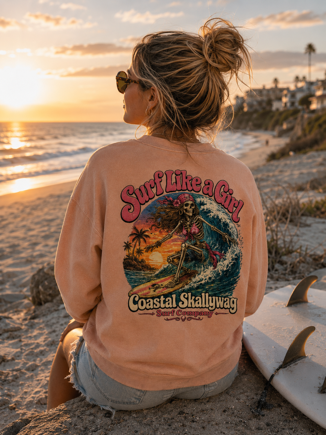 Surf Like a Girl™️Crewneck
