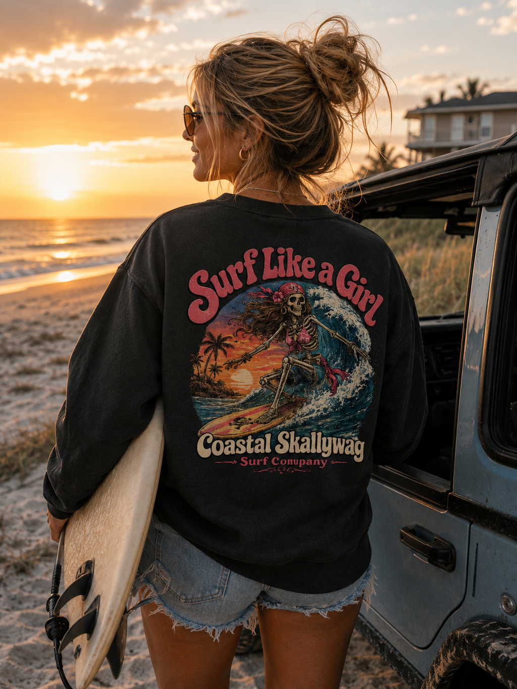 Surf Like a Girl™️Crewneck