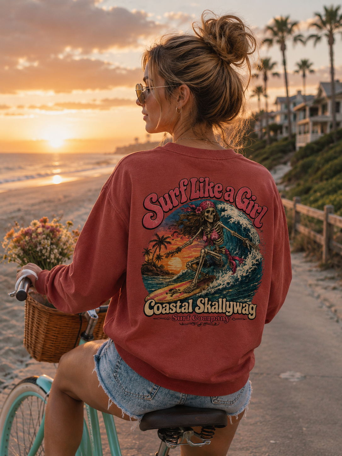 Surf Like a Girl™️Crewneck