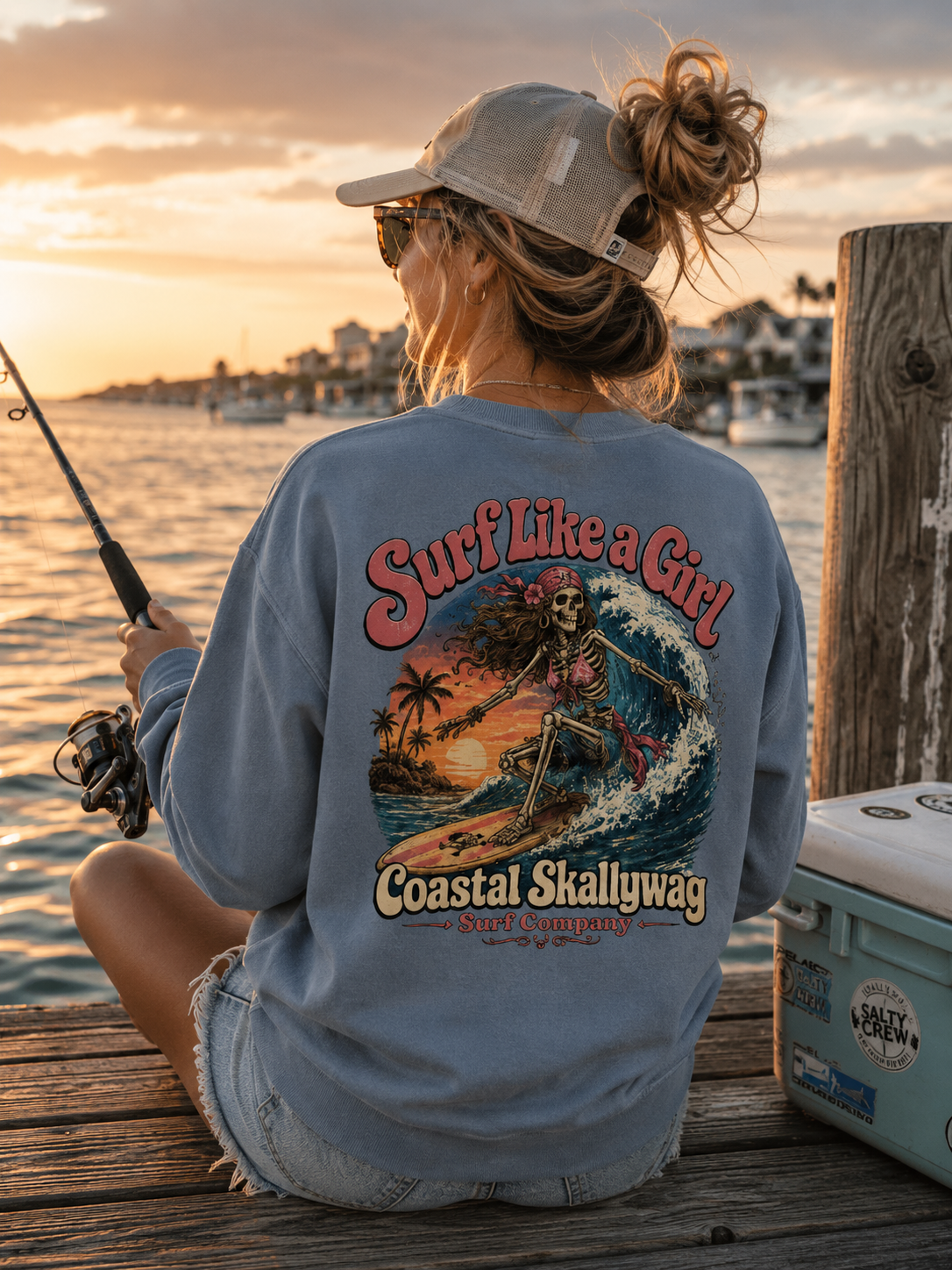 Surf Like a Girl™️Crewneck