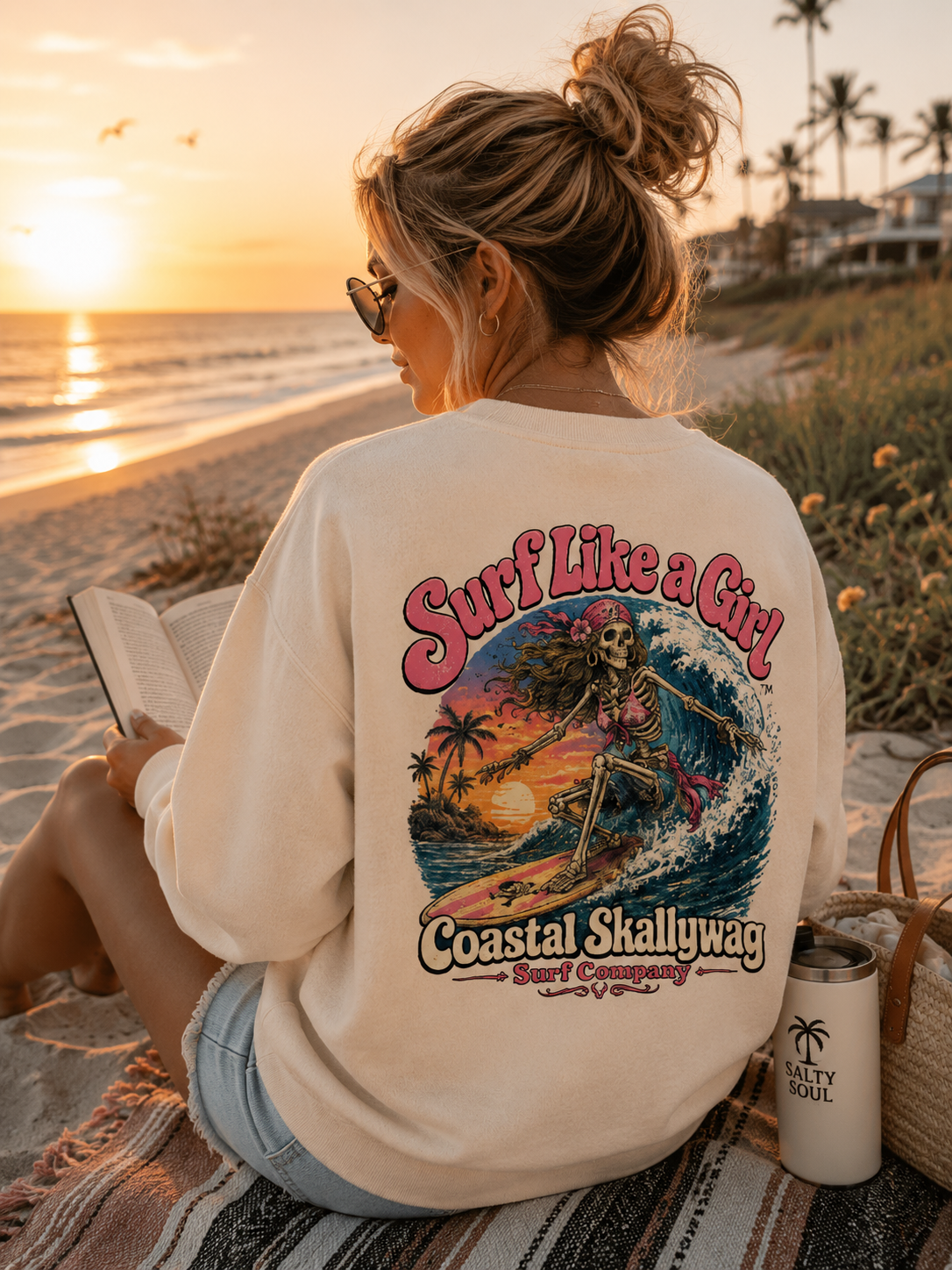 Surf Like a Girl™️Crewneck