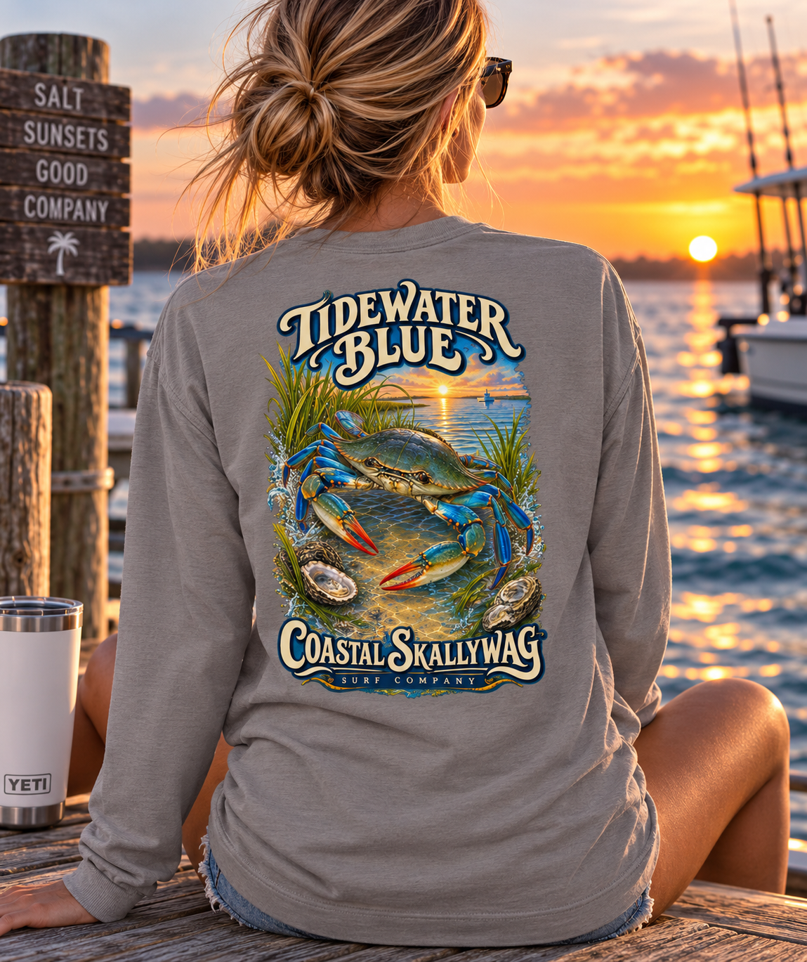 Tidewater Blue™️Long Sleeve