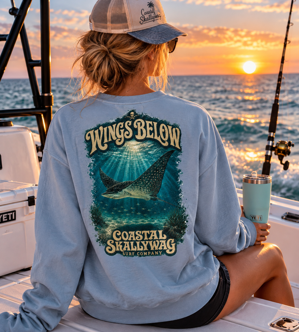 Wings Below™️Crewneck