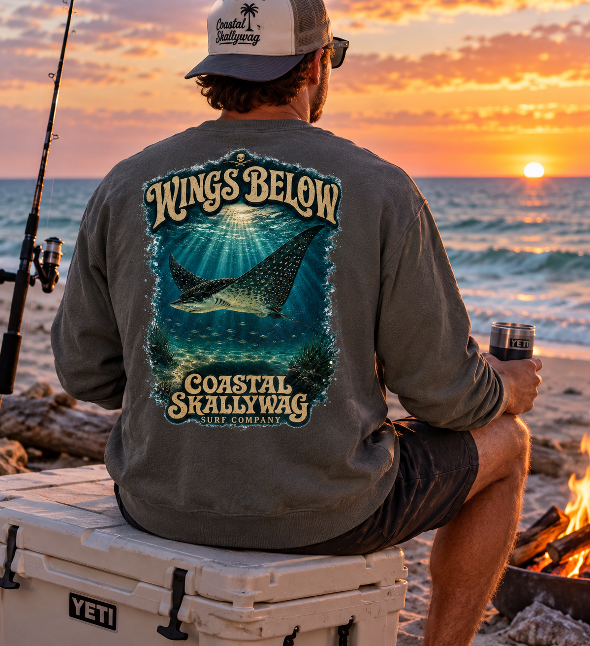 Wings Below™️Crewneck