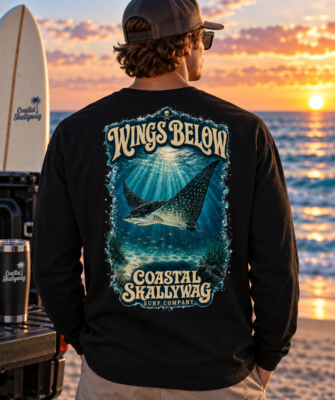 Wings Below™️Long Sleeve