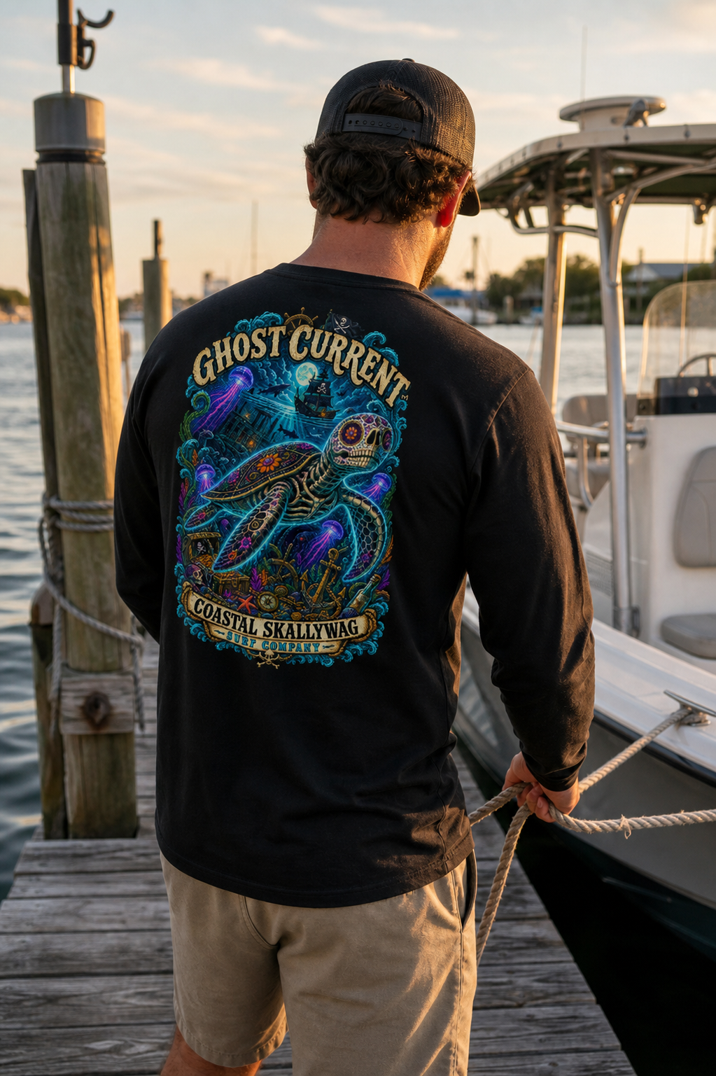 Ghost Current™️Long Sleeve T-shirt