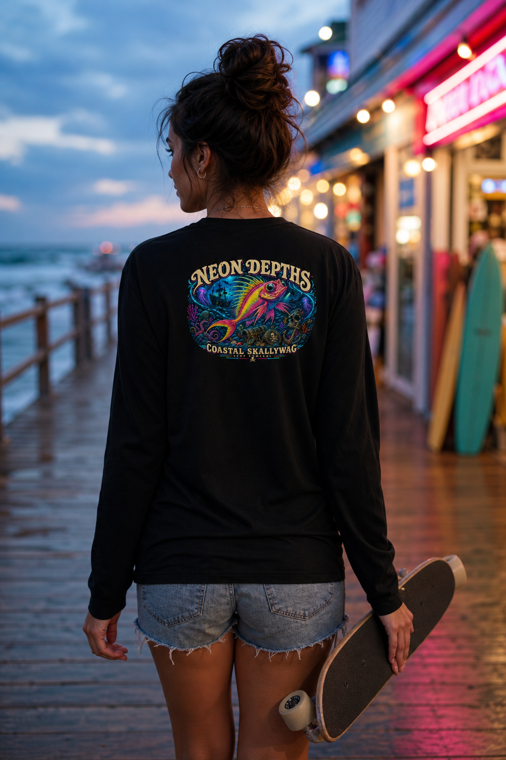 Neon Depths™️Long Sleeve T-shirt