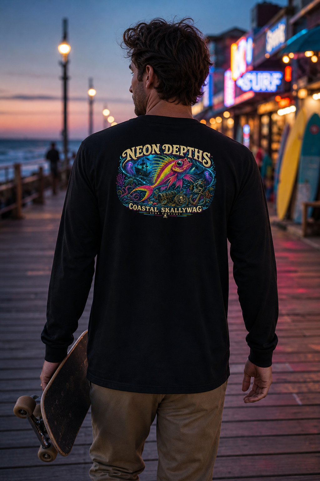 Neon Depths™️Long Sleeve T-shirt